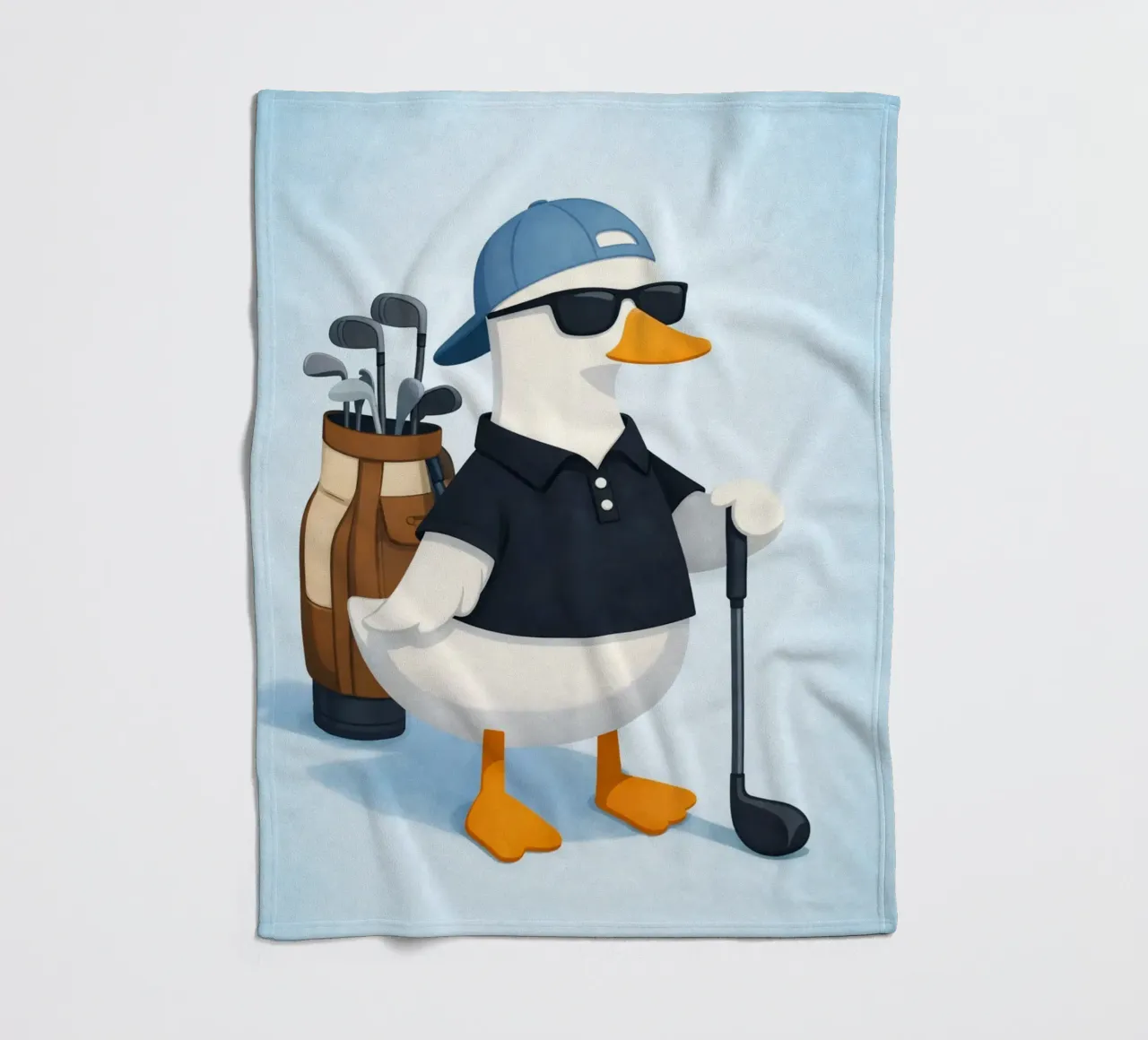 golf duck fleecedeken van cepeducks