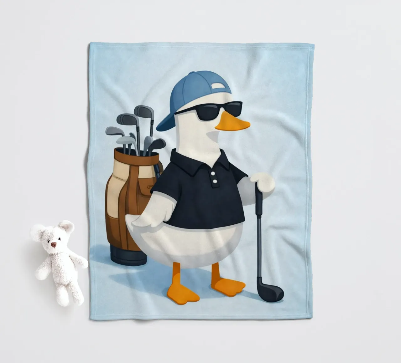 golf duck fleecedeken van cepeducks