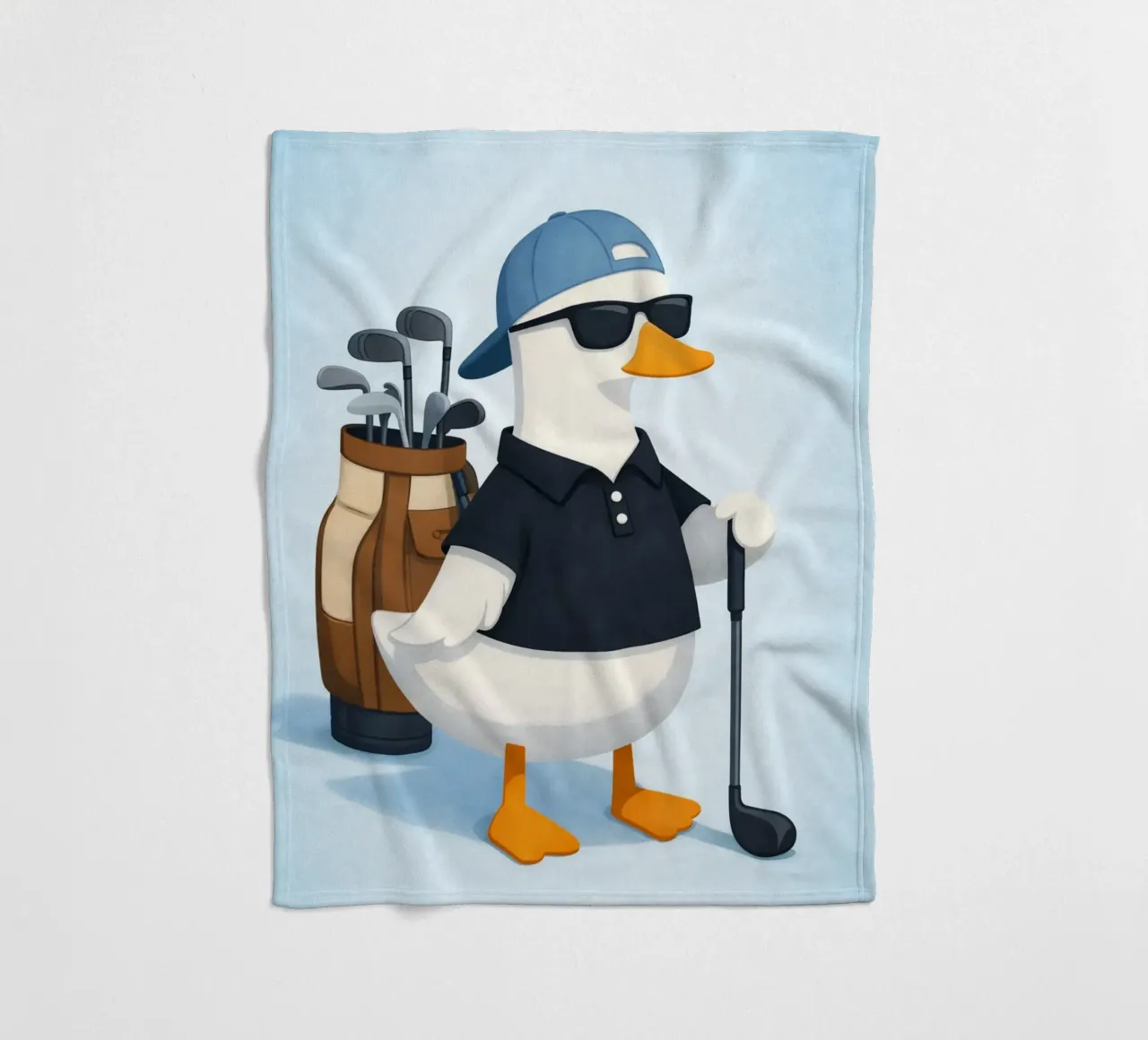 golf duck fleecedeken van cepeducks
