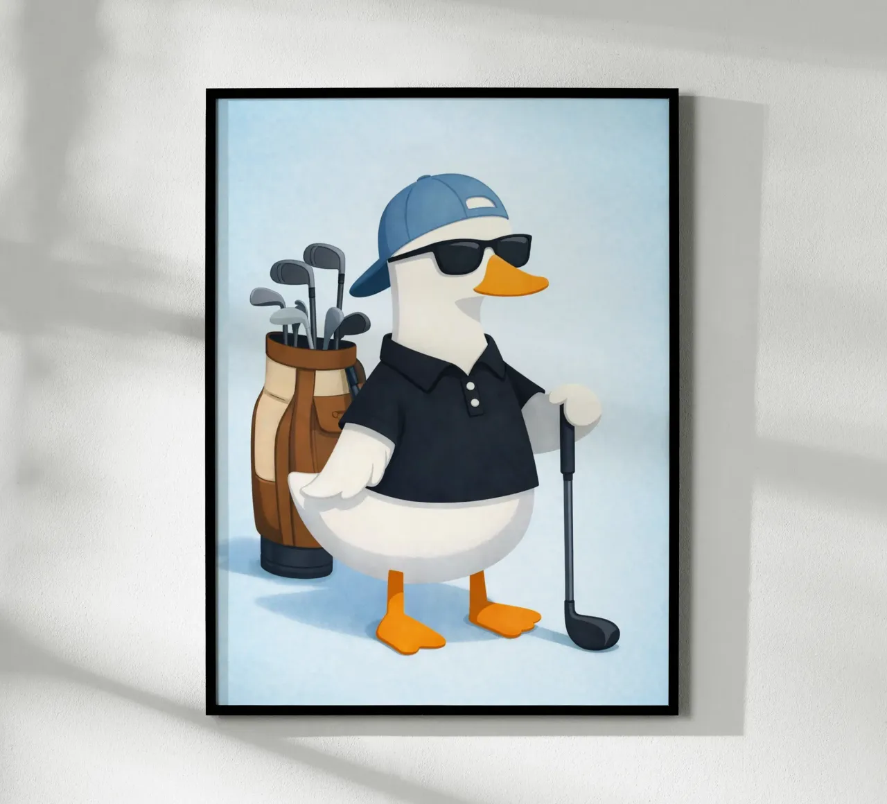 golf eend poster van cepeducks