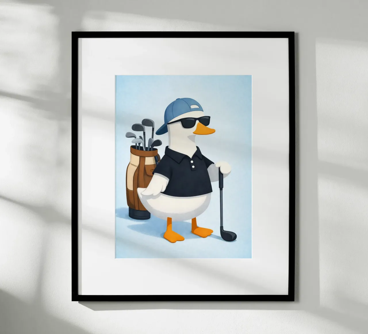 golf eend poster van cepeducks