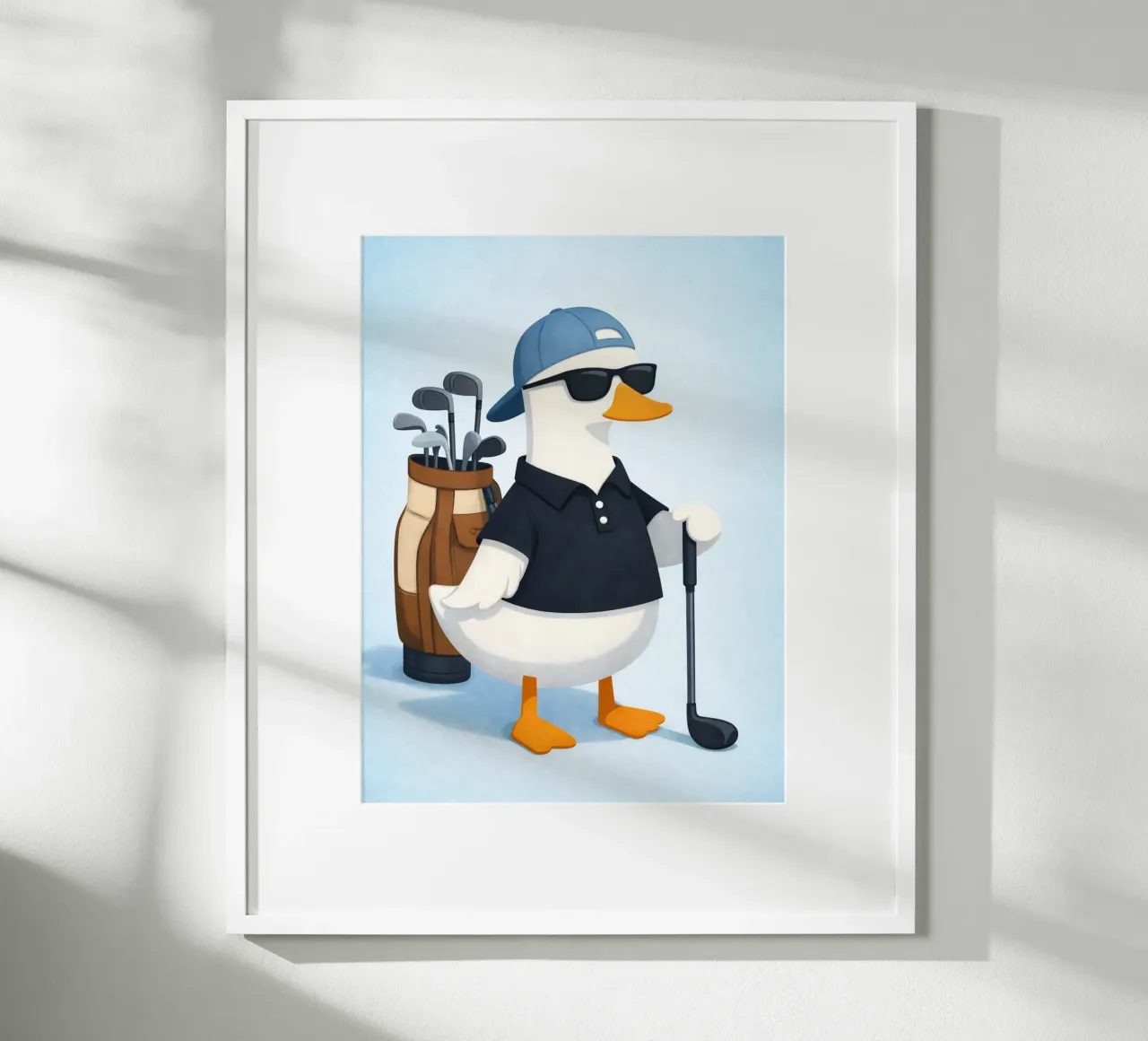 golf eend poster van cepeducks