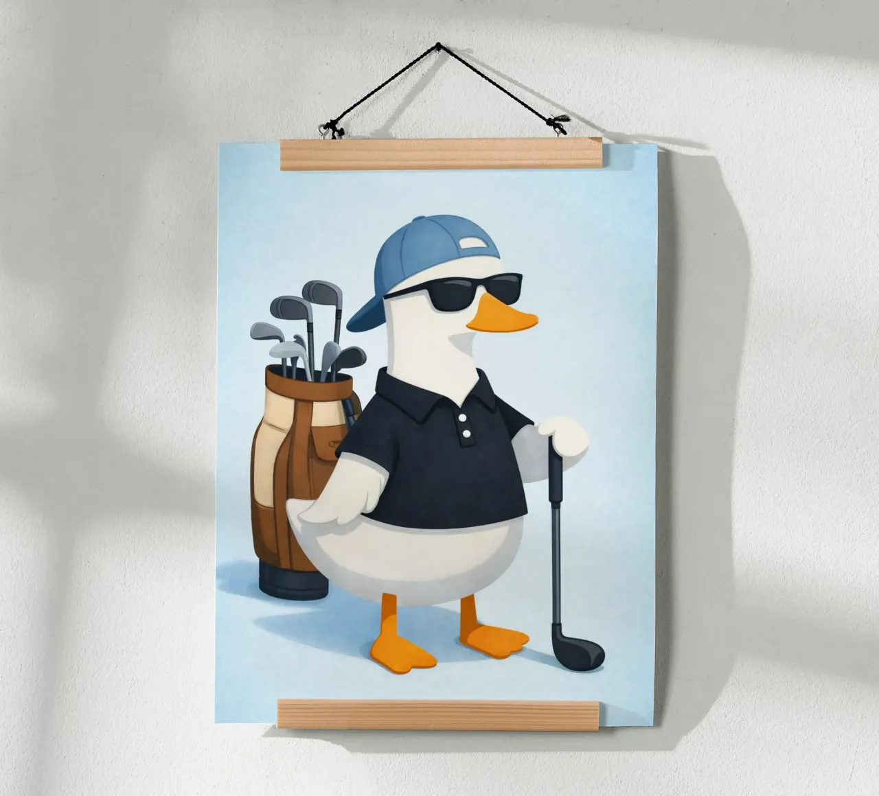 golf eend poster van cepeducks