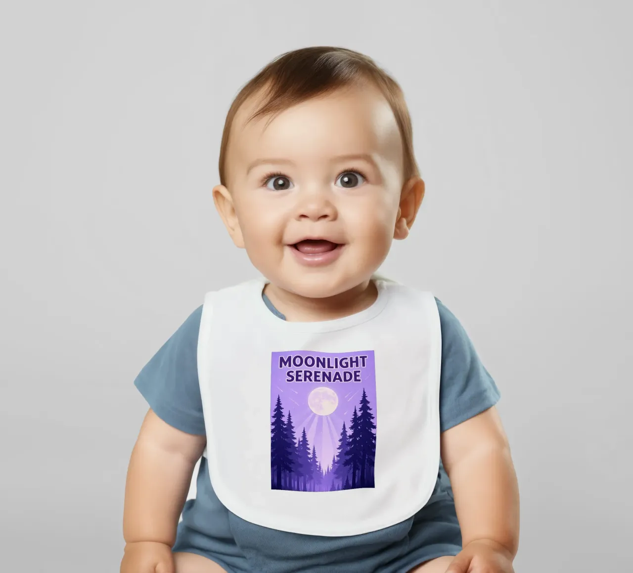 maanlicht baby slabbetje van cepeducks