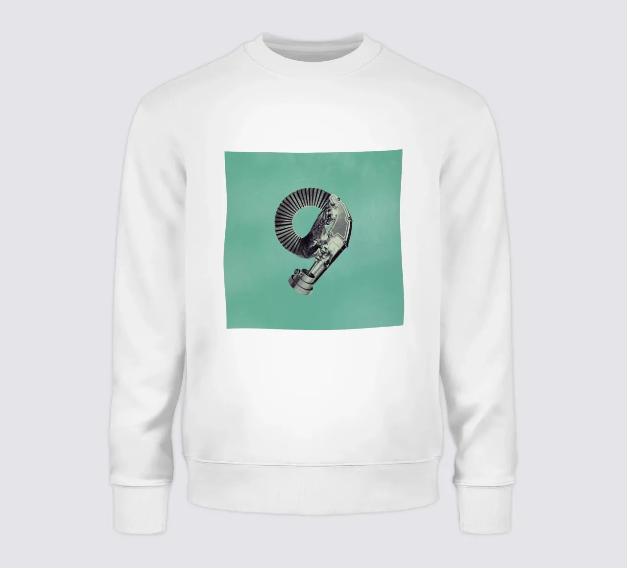 Steampunk Alphabet Number 9 felpa da Birgit Palma