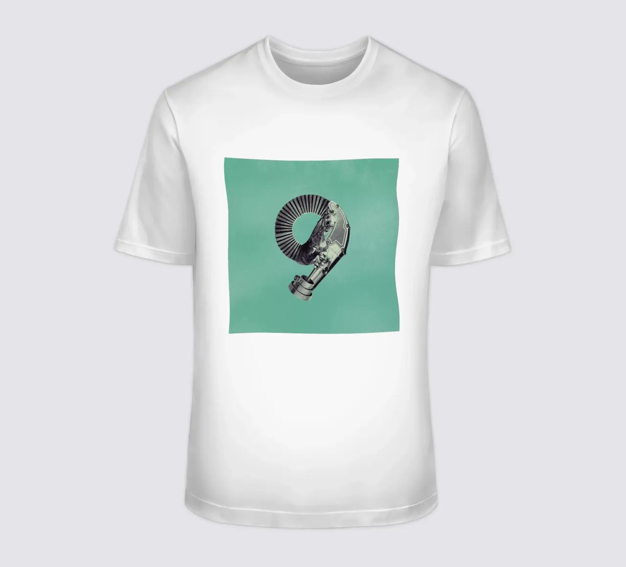 Steampunk Alphabet Number 9 t-shirt da Birgit Palma