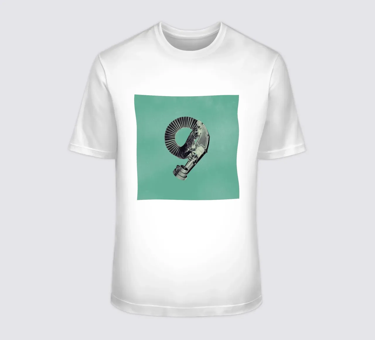 Steampunk Alphabet Number 9 t-shirt by Birgit Palma