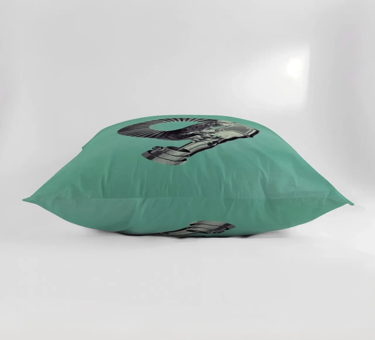 Steampunk Alphabet Number 9 cuscino da Birgit Palma