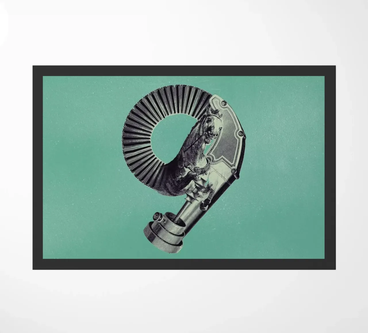 Steampunk Alphabet Number 9 zerbino da Birgit Palma