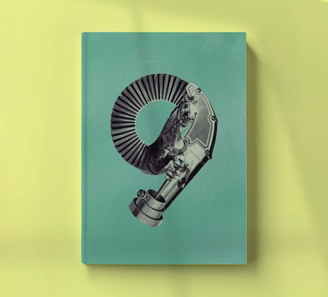 Steampunk Alphabet Number 9 notitieboek van Birgit Palma