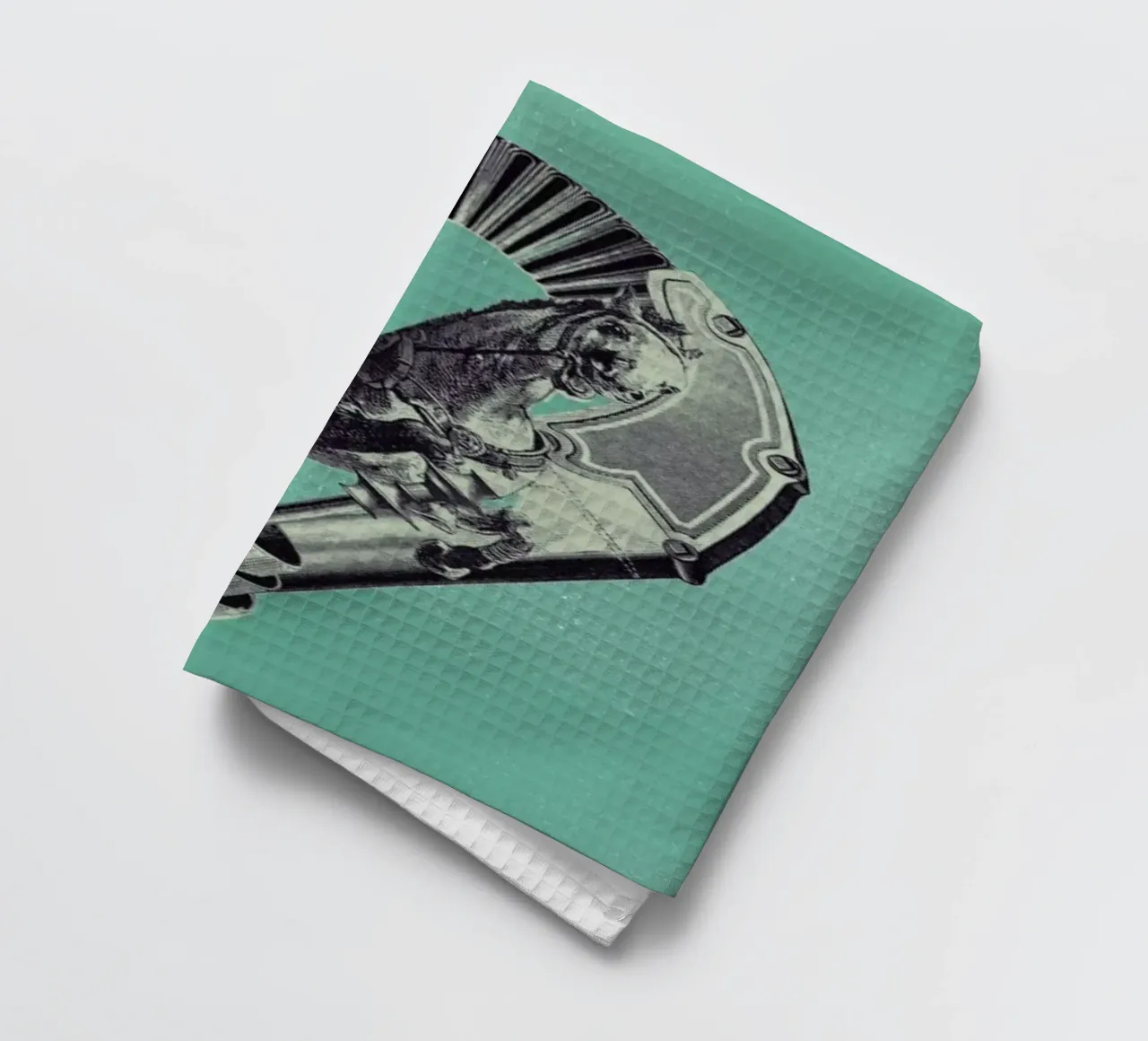 Steampunk Alphabet Number 9 canovaccio da cucina da Birgit Palma