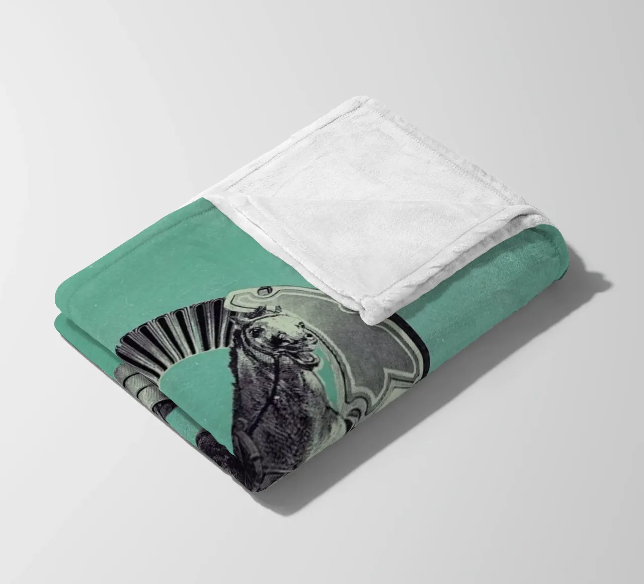 Steampunk Alphabet Number 9 coperta in pile da Birgit Palma