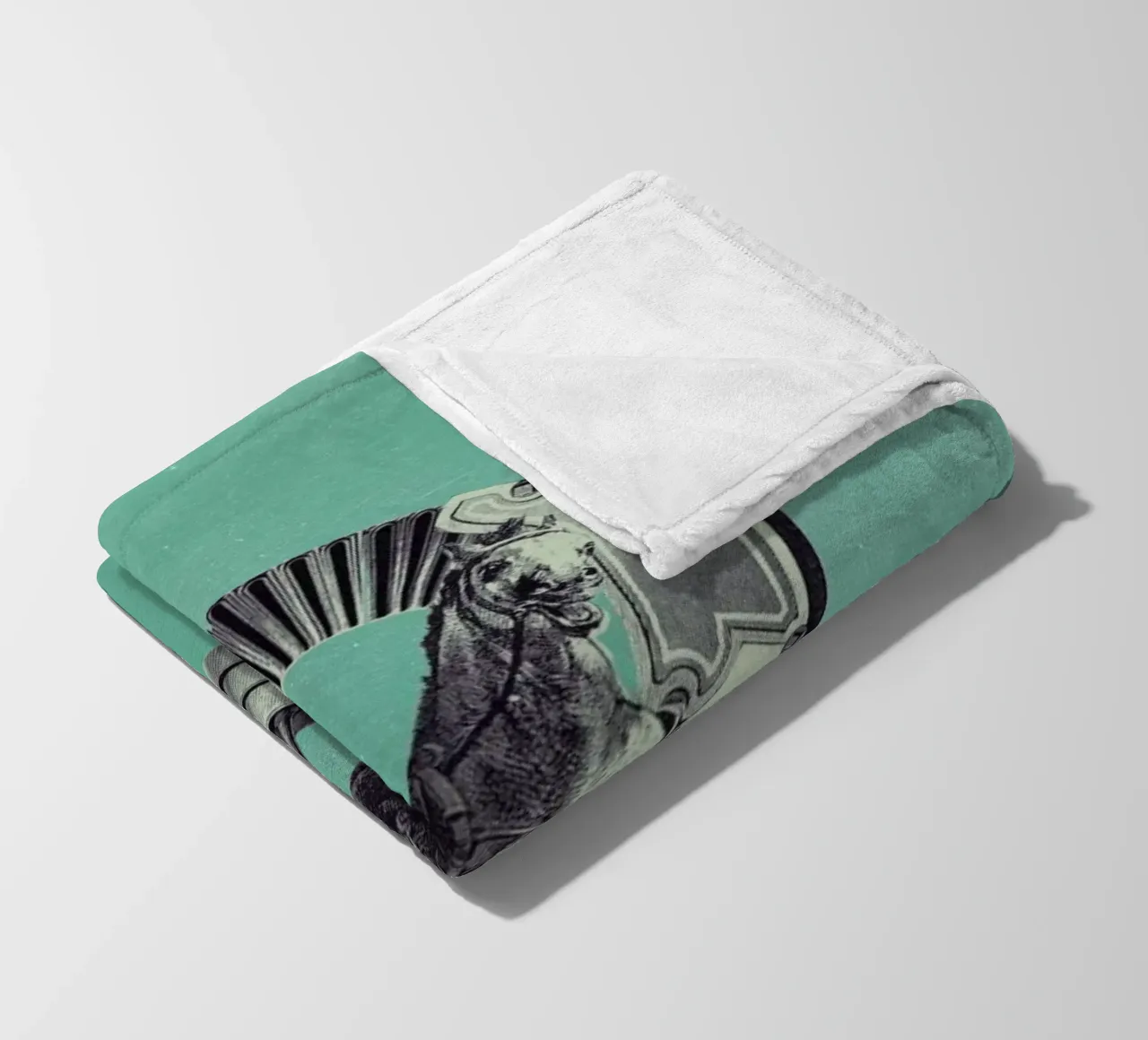 Steampunk Alphabet Number 9 coperta in pile da Birgit Palma