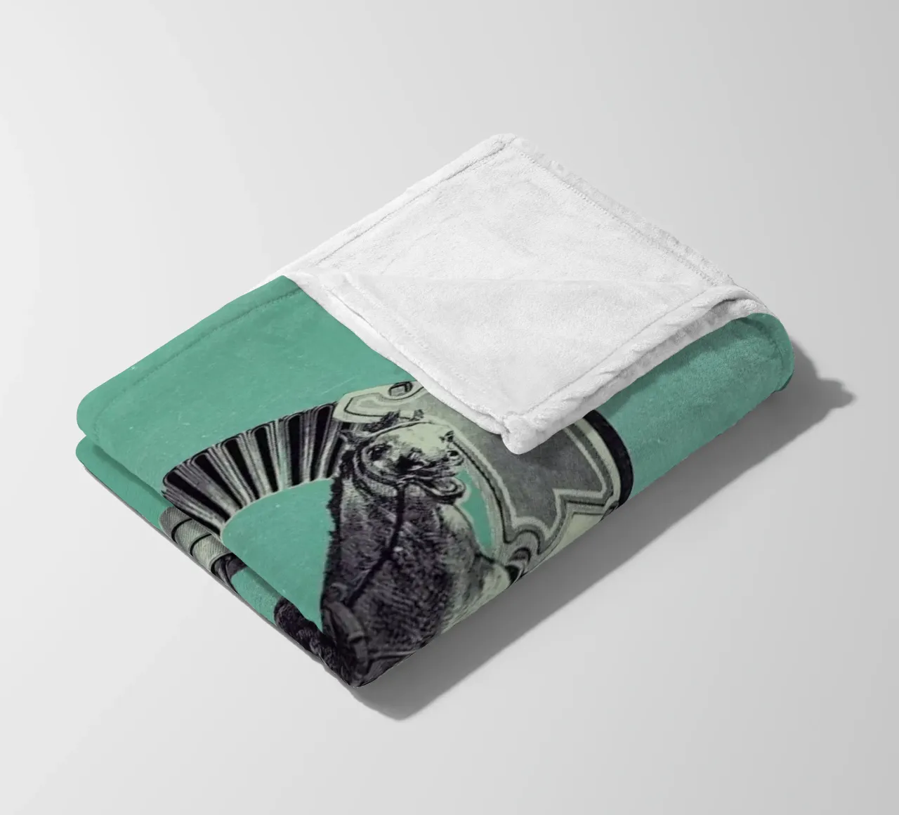 Steampunk Alphabet Number 9 coperta in pile da Birgit Palma