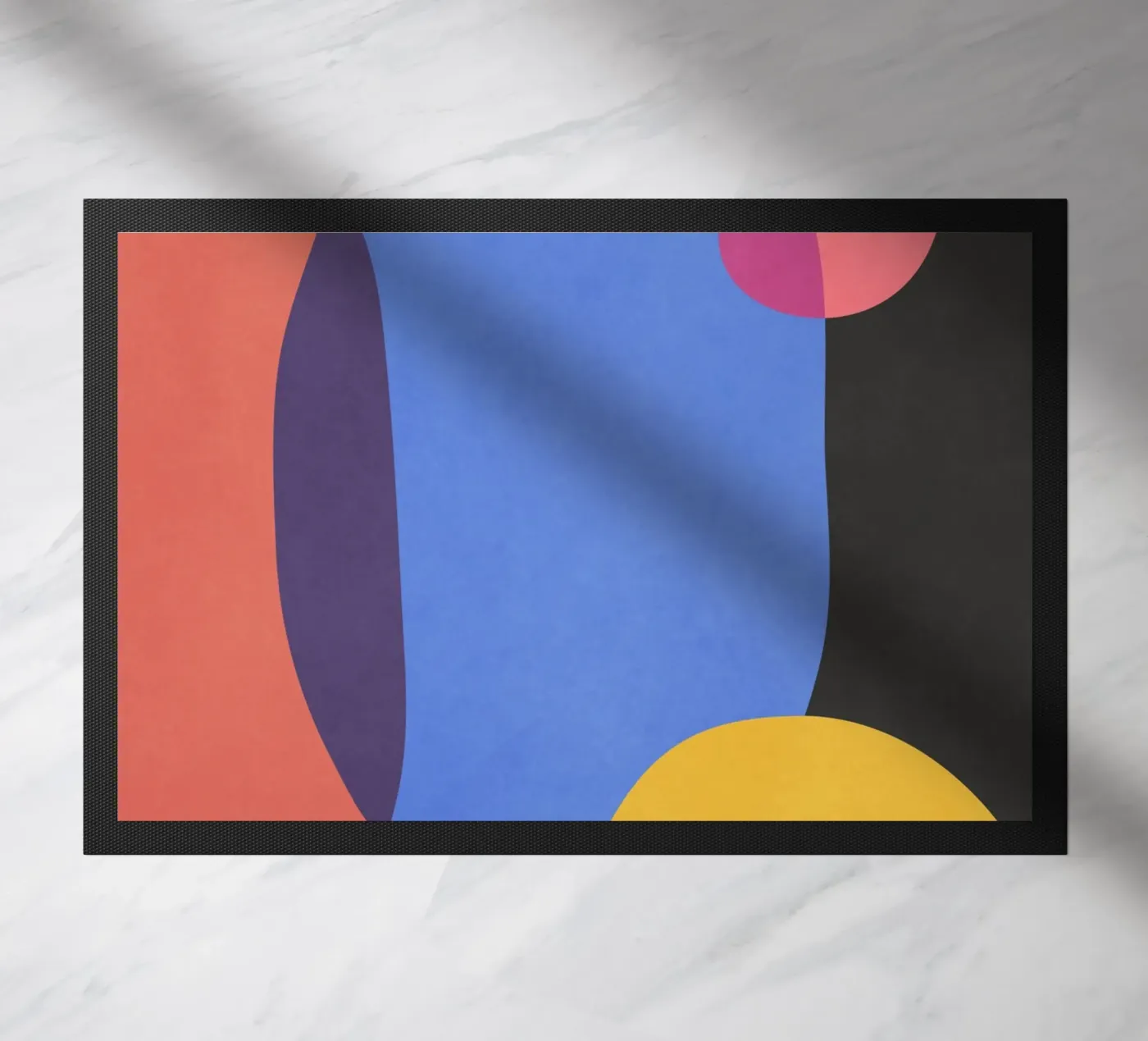 Abstract Color Forms doormat by LeaDArt