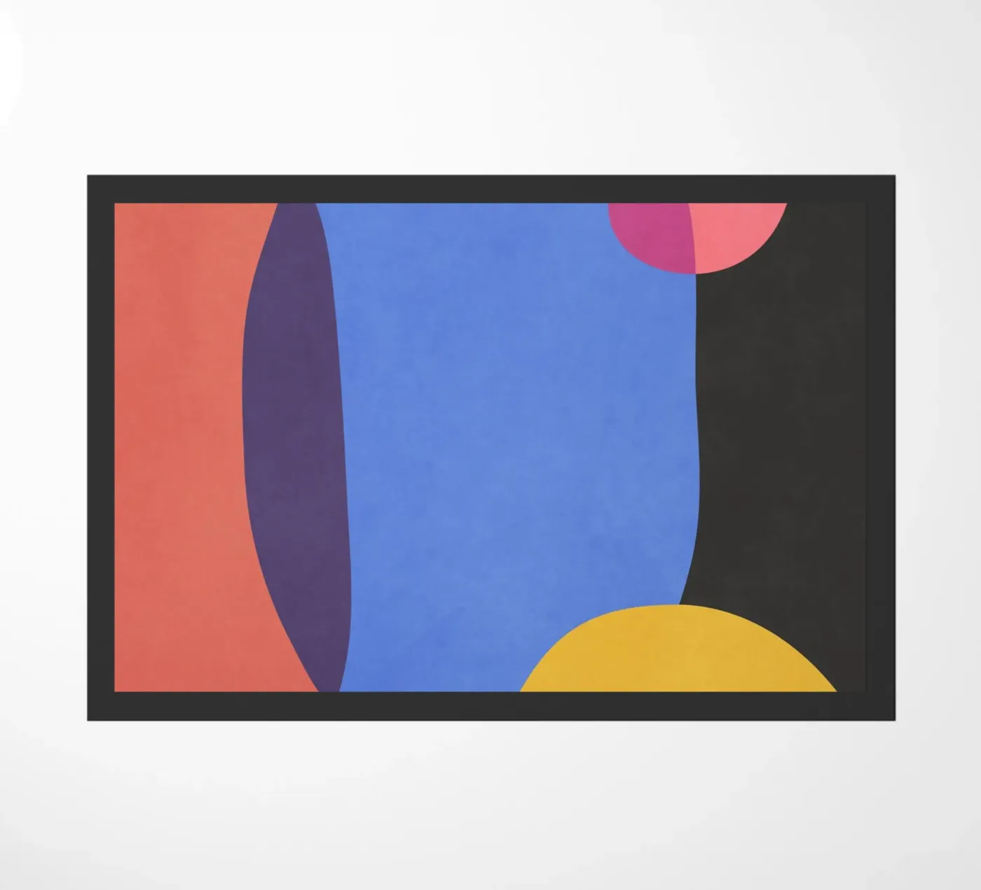 Abstract Color Forms doormat by LeaDArt
