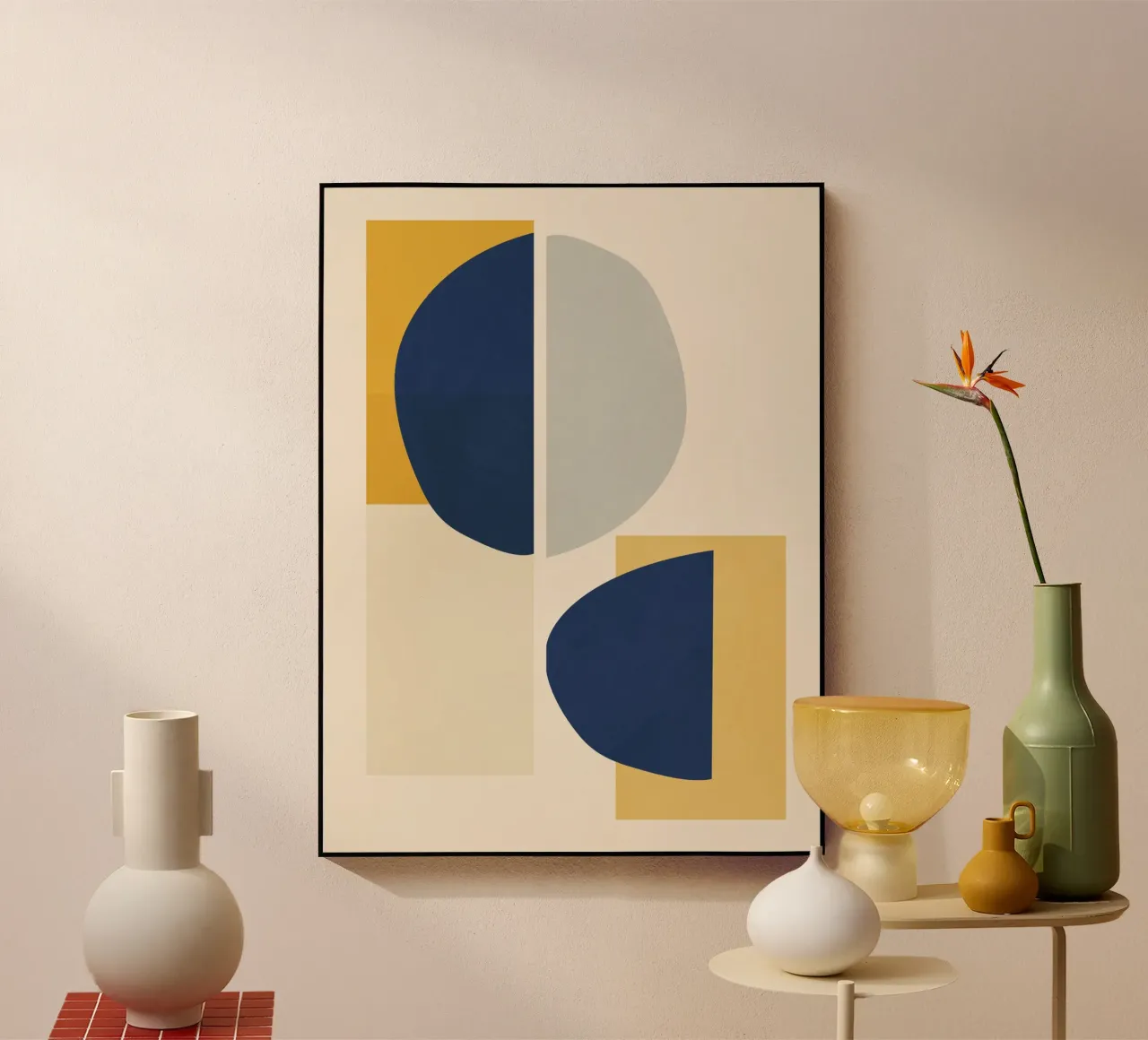 Minimal Geometric Composition plexiglass da LeaDArt