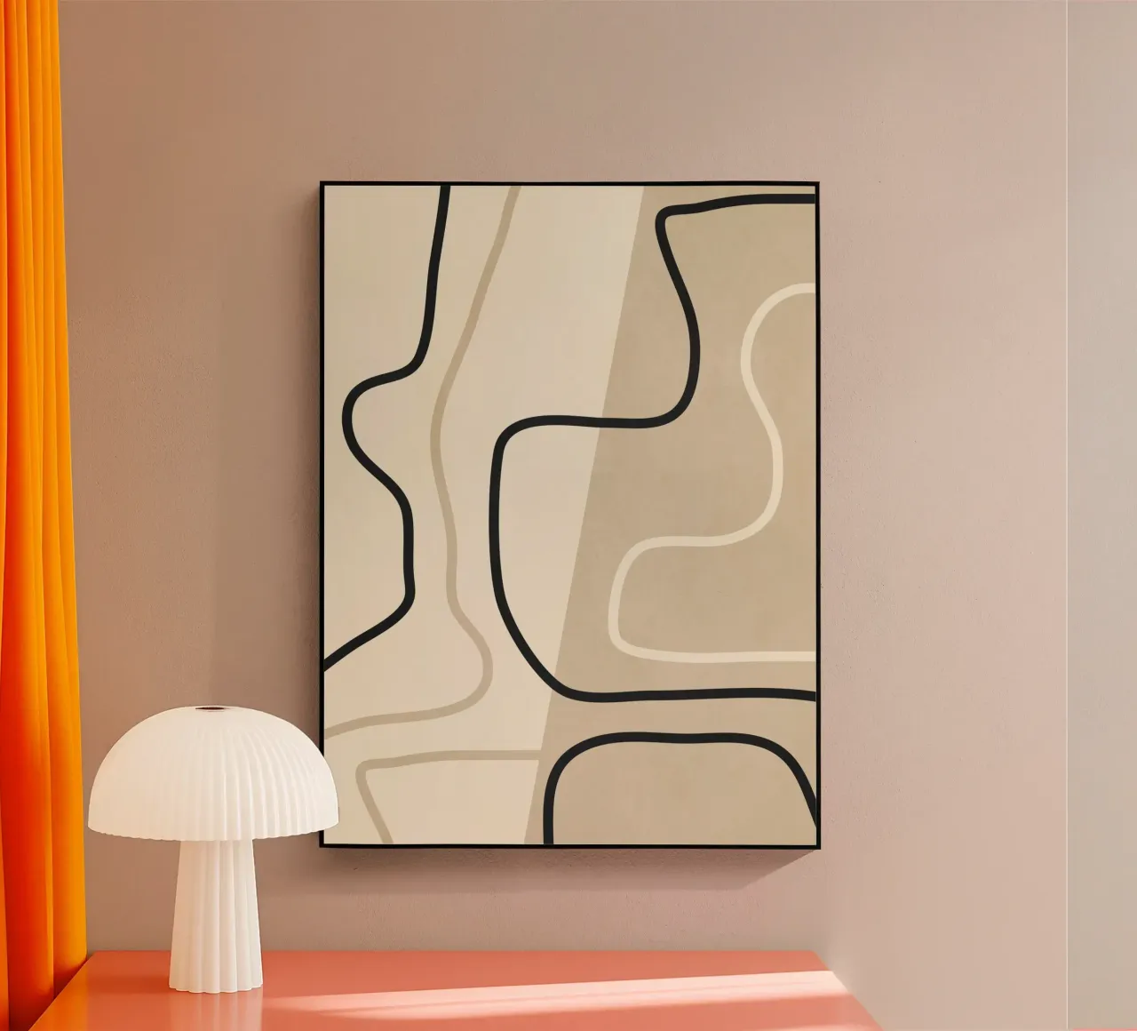 Composizione della linea minimale plexiglass da LeaDArt