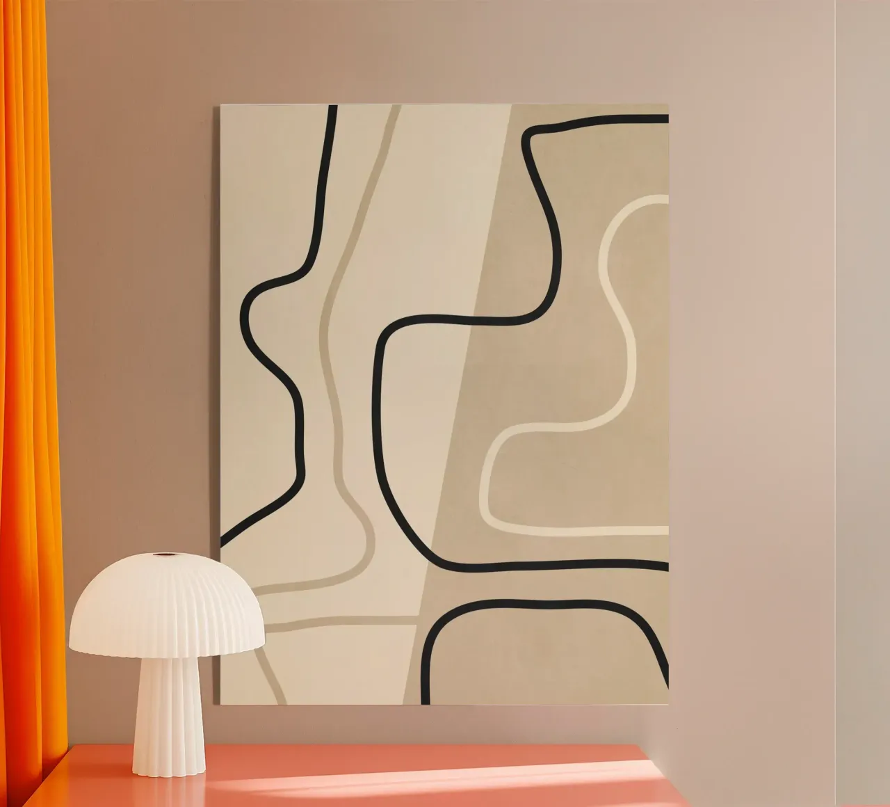 Composizione della linea minimale plexiglass da LeaDArt