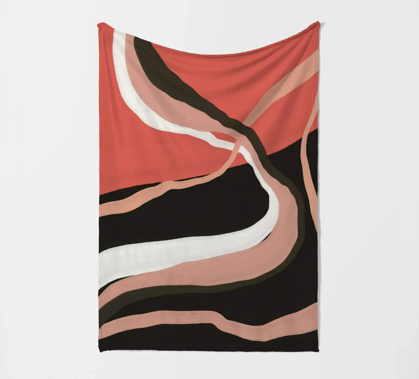 Abstract Flow Fleecedecke von LeaDArt