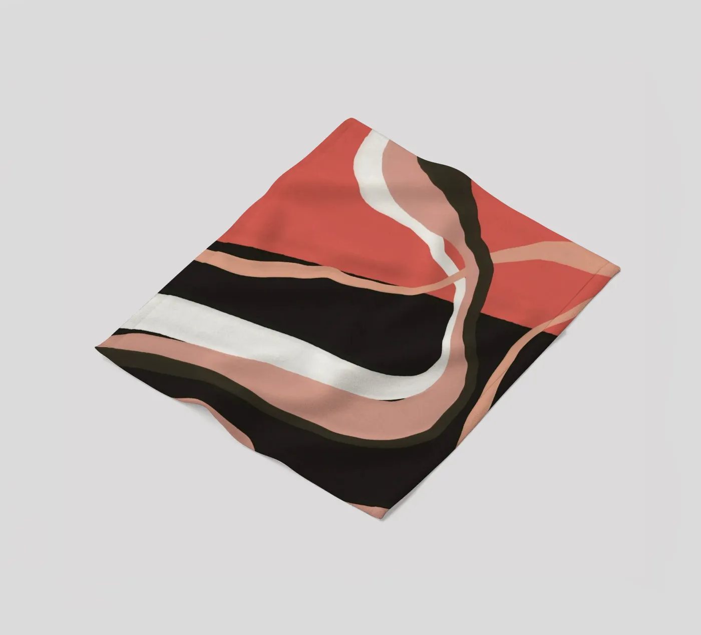 Abstract Flow Fleecedecke von LeaDArt