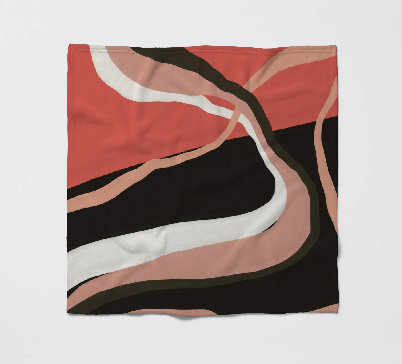 Abstract Flow Fleecedecke von LeaDArt