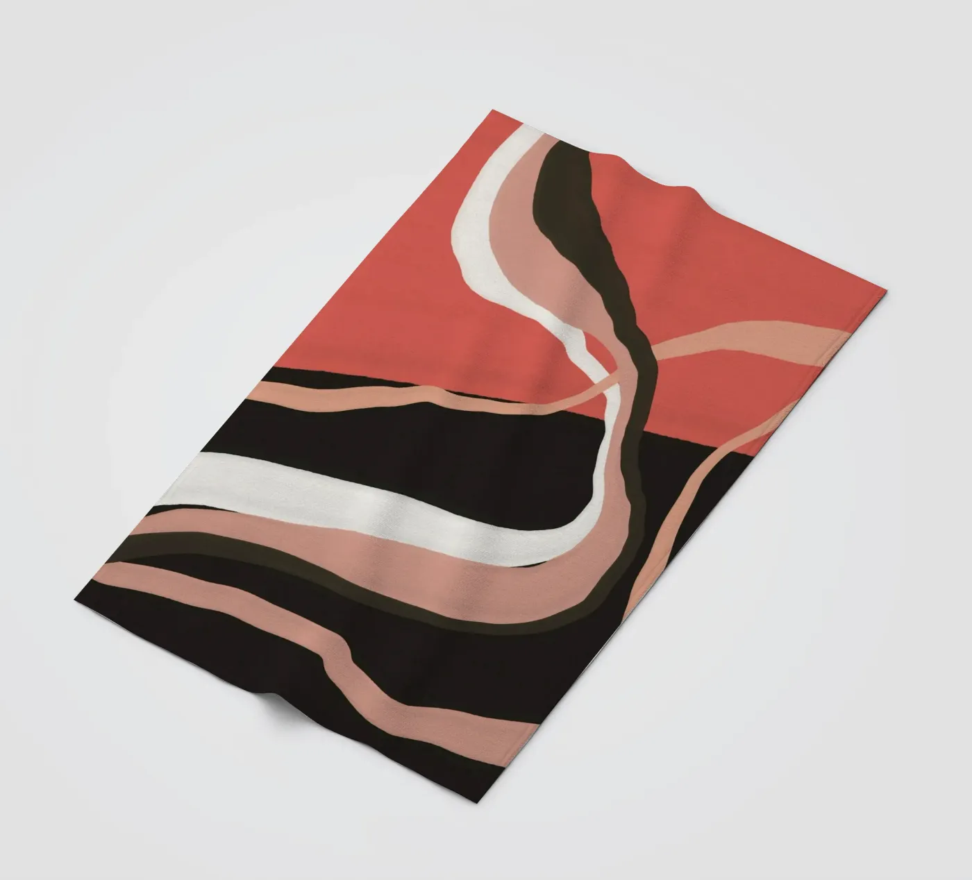 Abstract Flow Fleecedecke von LeaDArt