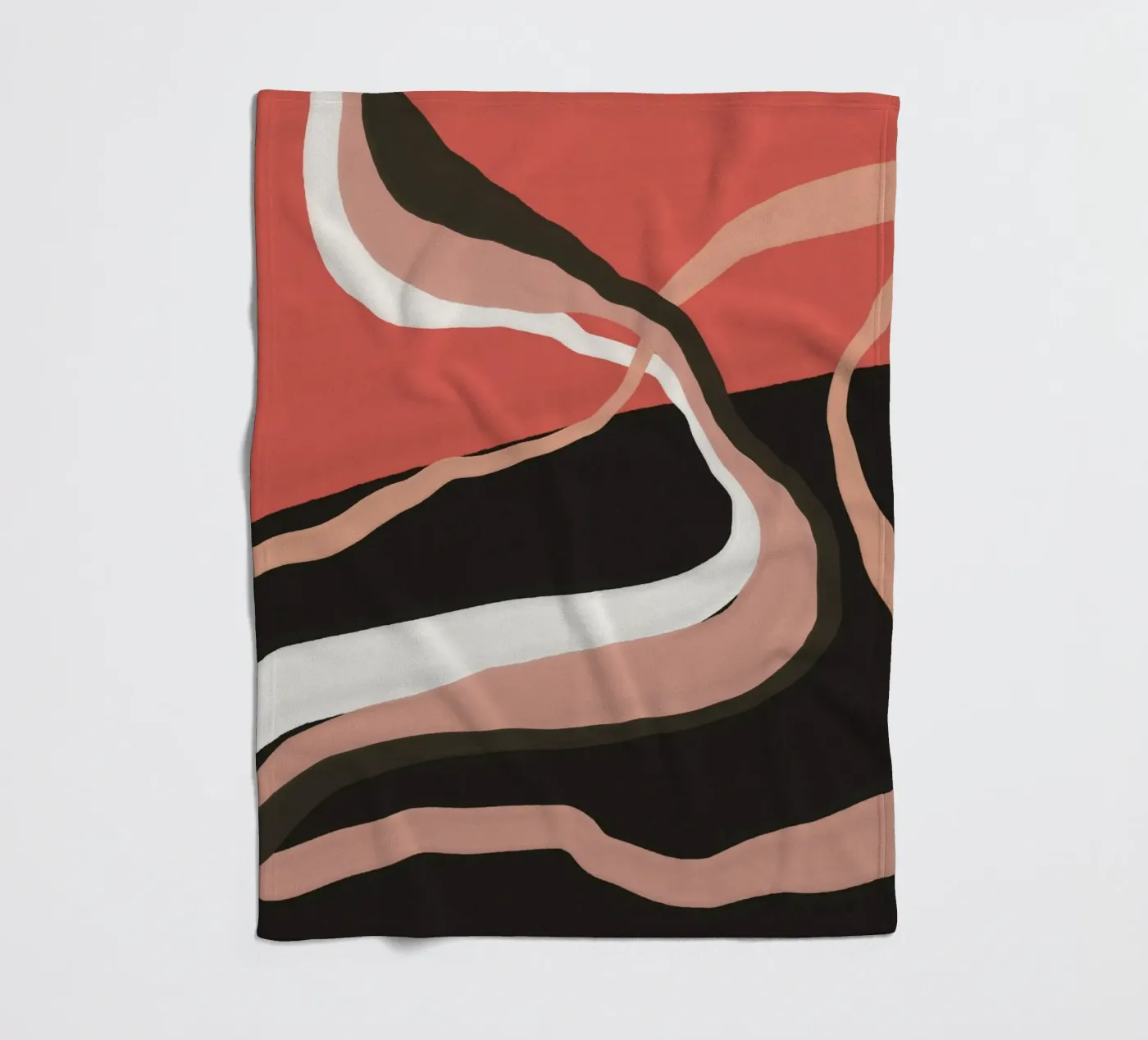 Abstract Flow Fleecedecke von LeaDArt