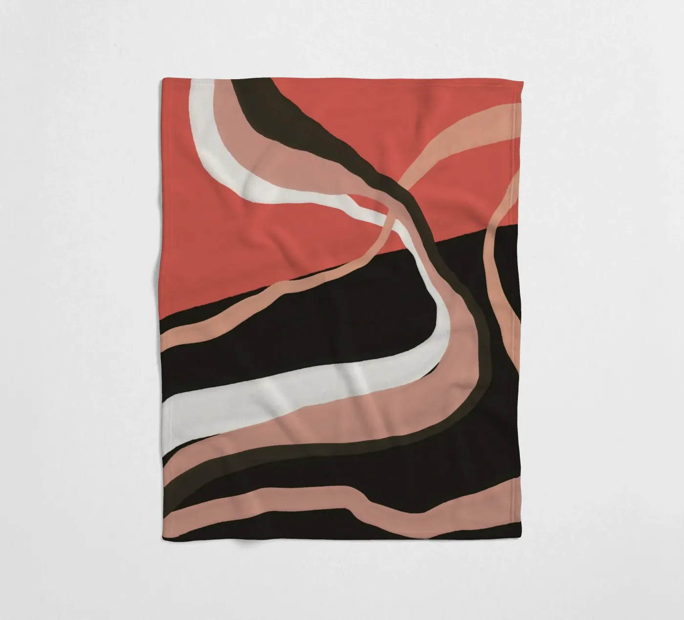 Abstract Flow Fleecedecke von LeaDArt