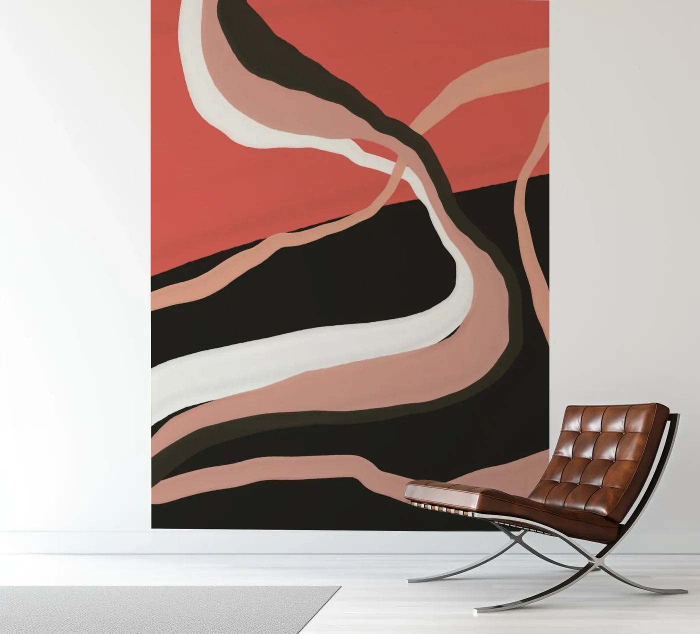 Abstract Flow fotobehang van LeaDArt