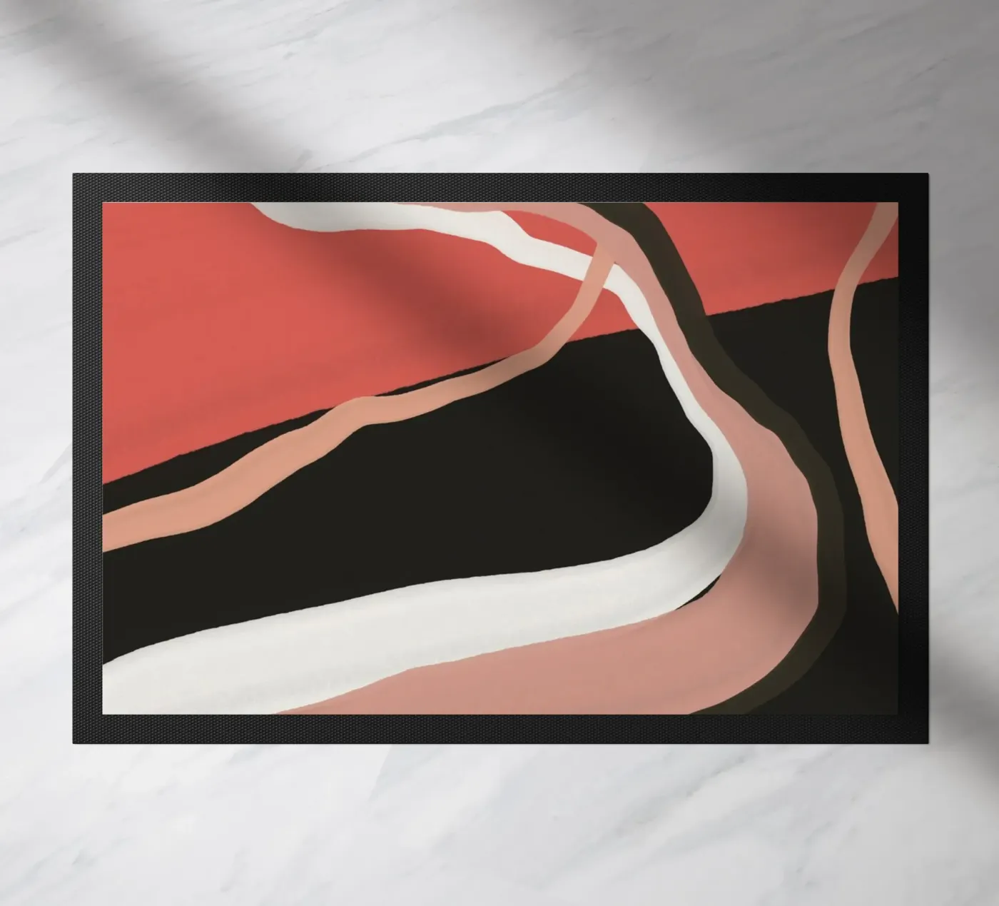 Abstract Flow Fußmatte von LeaDArt