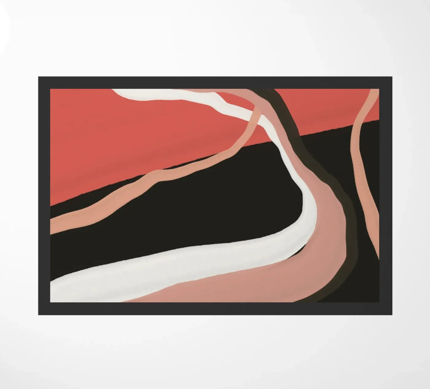 Abstract Flow Fußmatte von LeaDArt