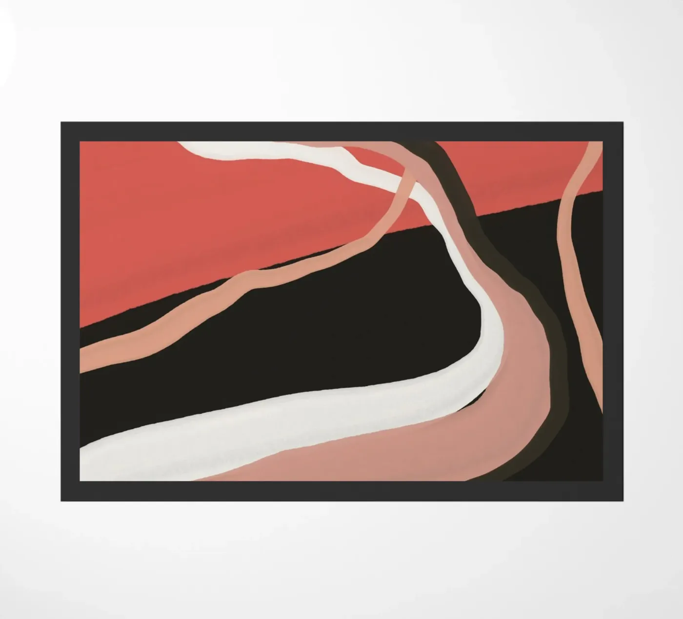 Abstract Flow Fußmatte von LeaDArt