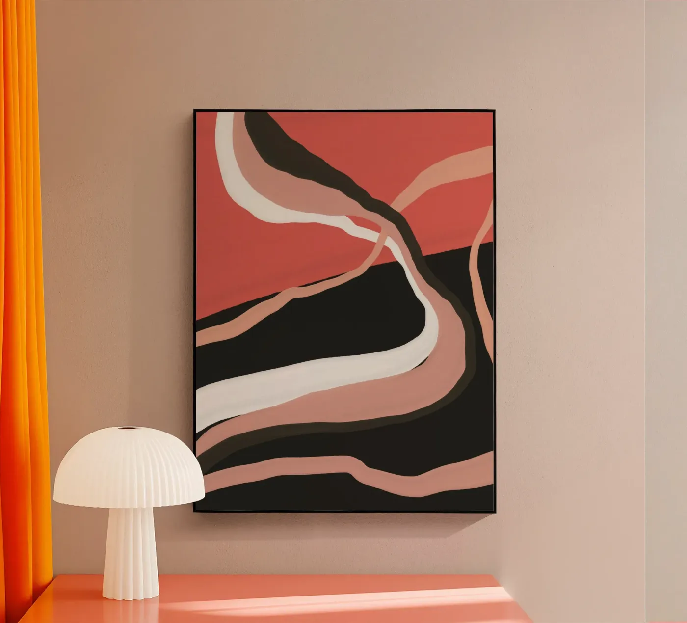 Abstract Flow acryl van LeaDArt