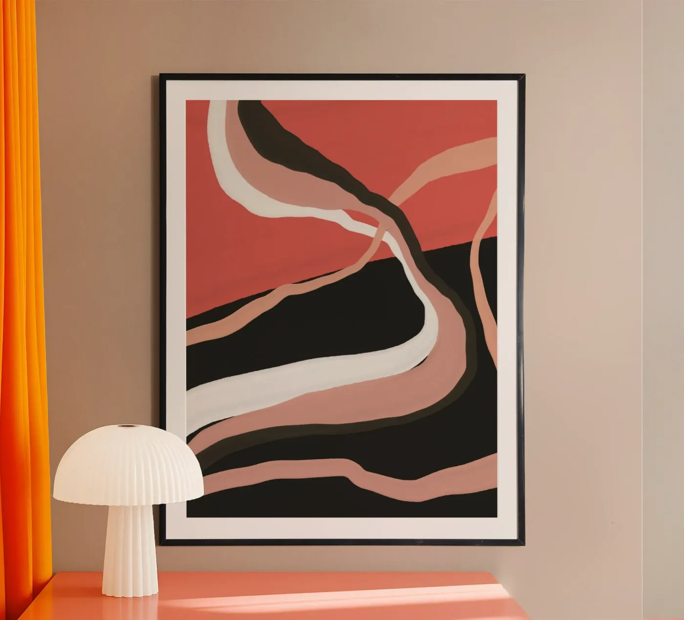 Flusso astratto poster da LeaDArt