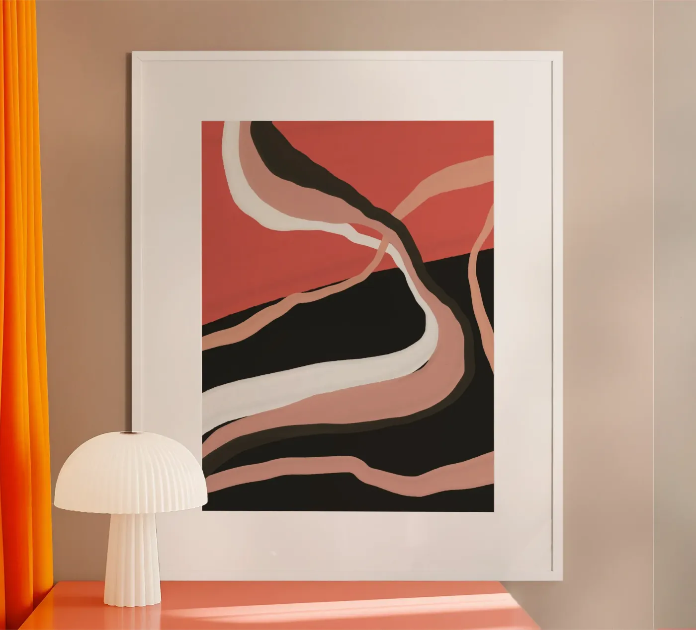 Flusso astratto poster da LeaDArt