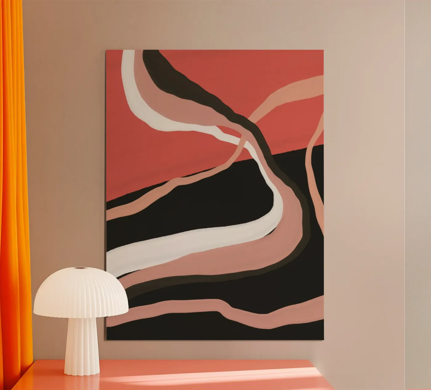 Flusso astratto poster da LeaDArt