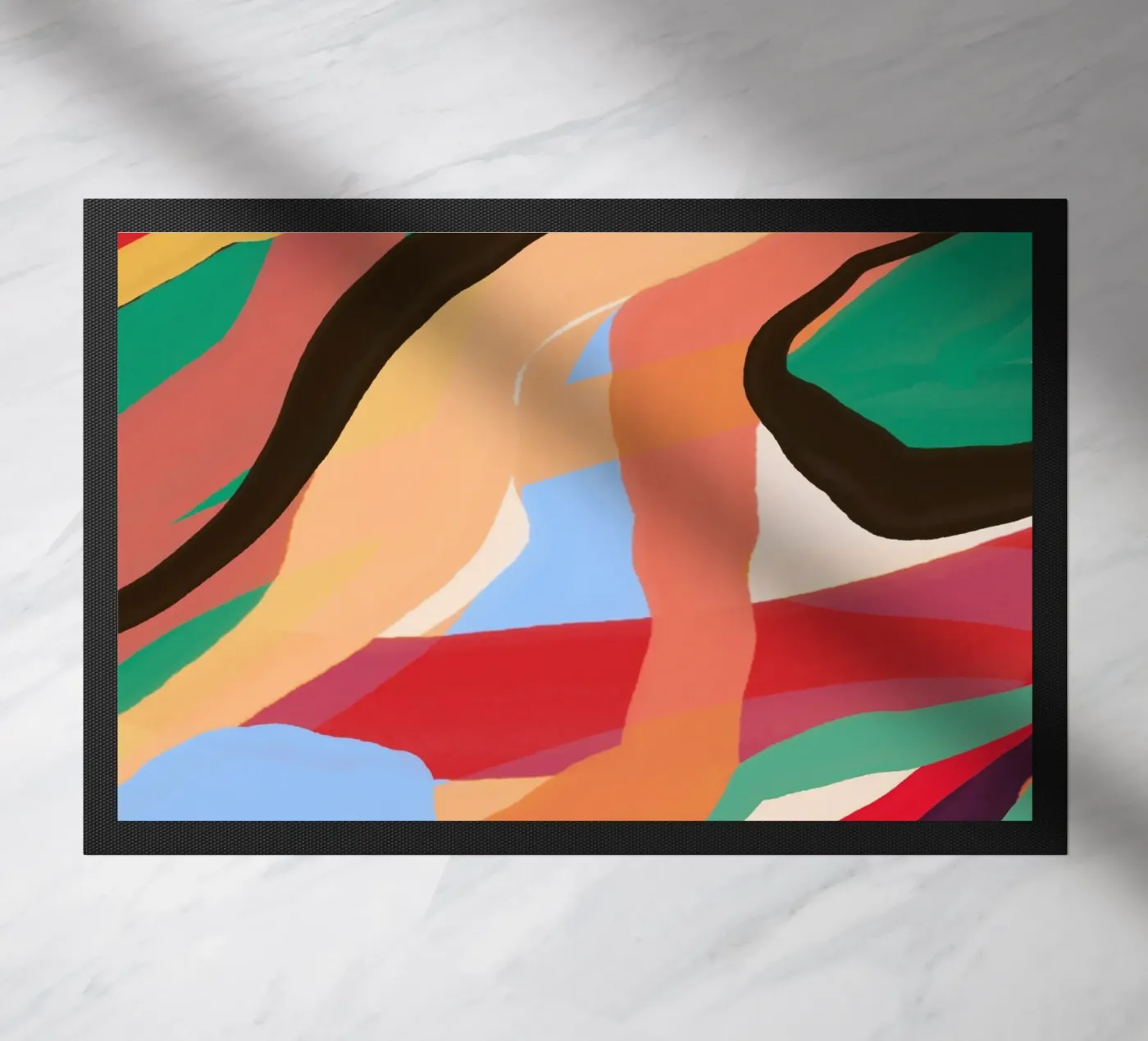 Color Rhythm Fußmatte von LeaDArt