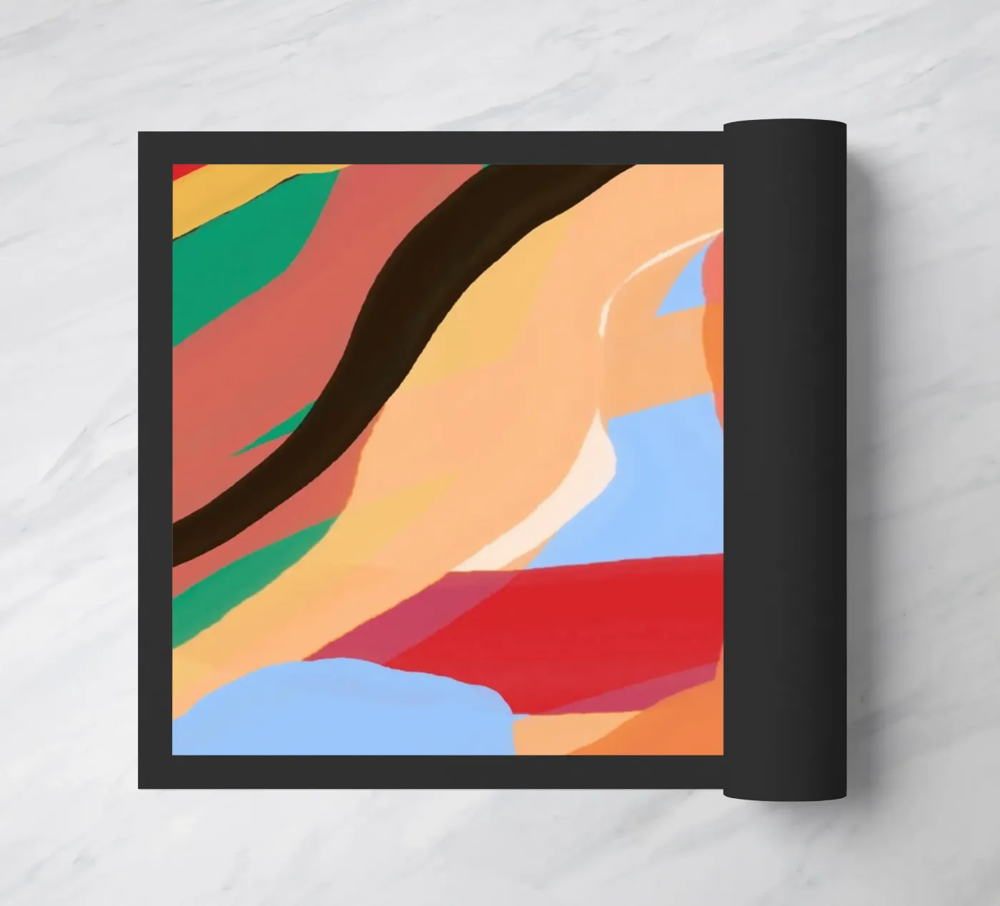 Color Rhythm Fußmatte von LeaDArt