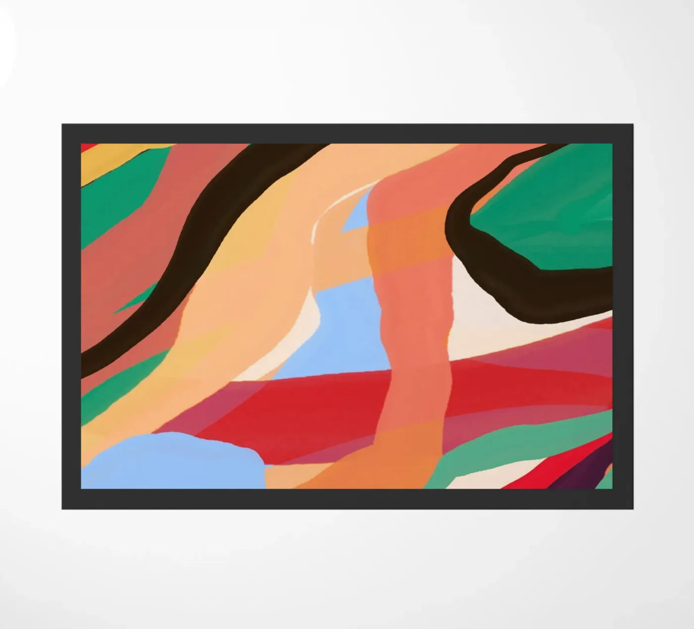 Color Rhythm Fußmatte von LeaDArt