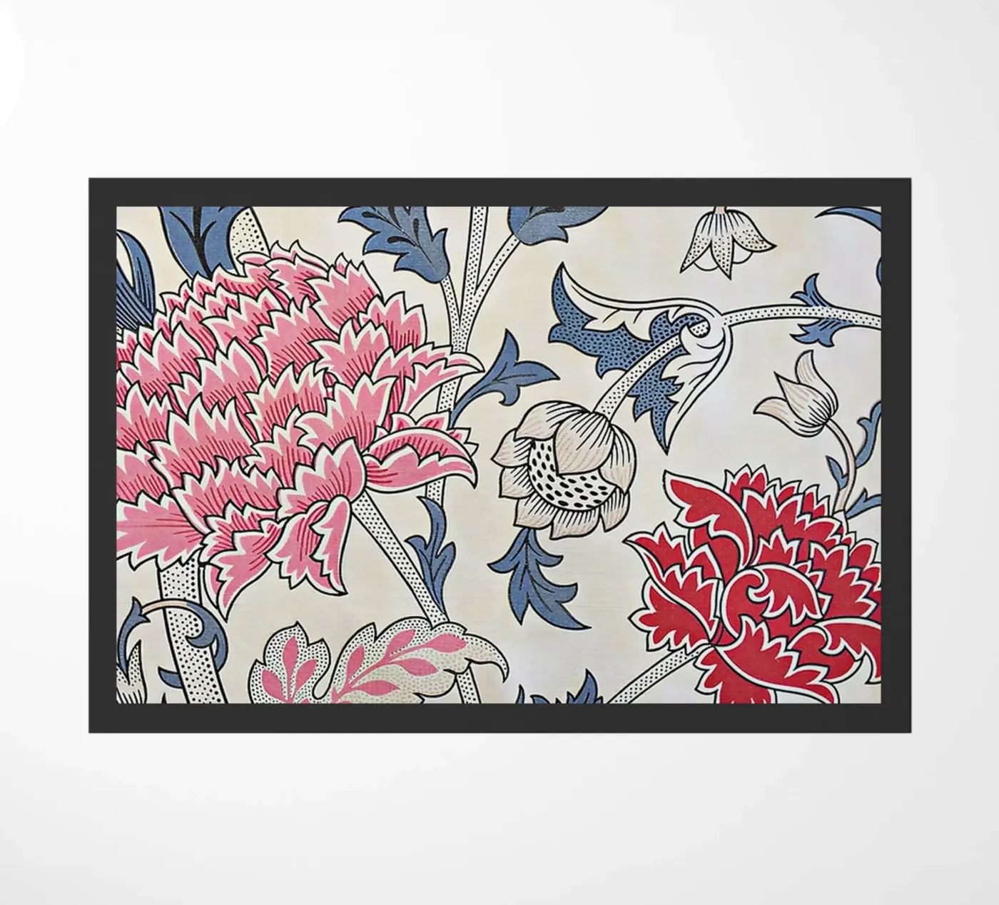 William Morris Cray Pattern deurmat van Top Art