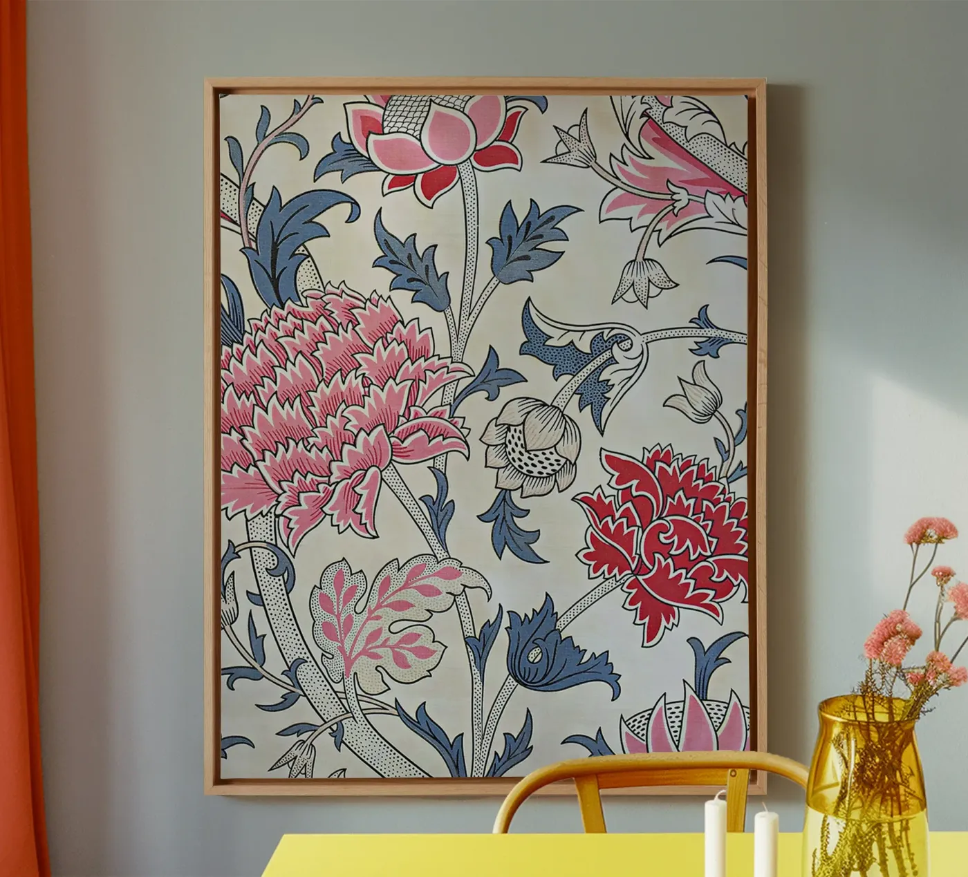 William Morris Cray Pattern canvas by Top Art