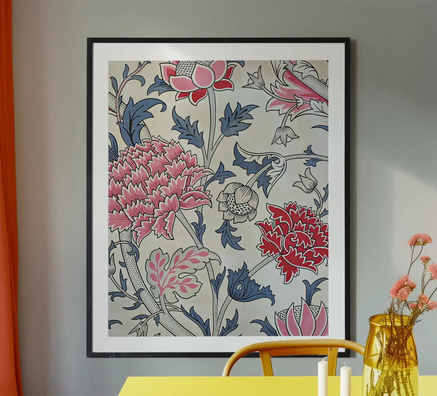 William Morris Cray Pattern poster da Top Art