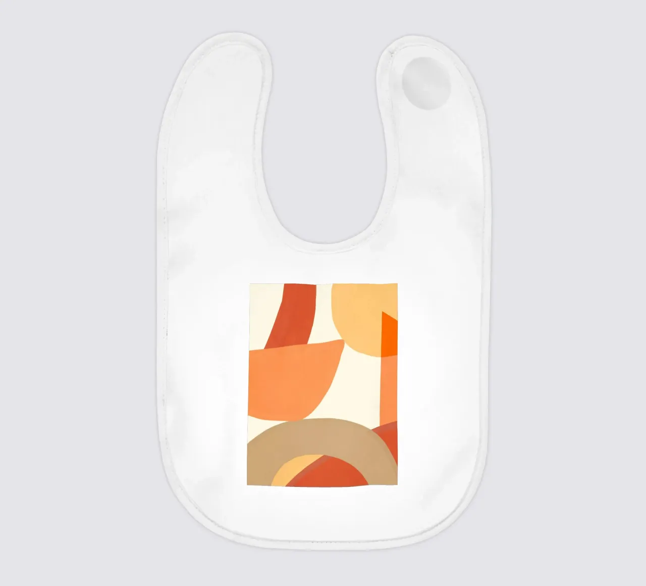 Modern Warm Shapes bavaglino da LeaDArt