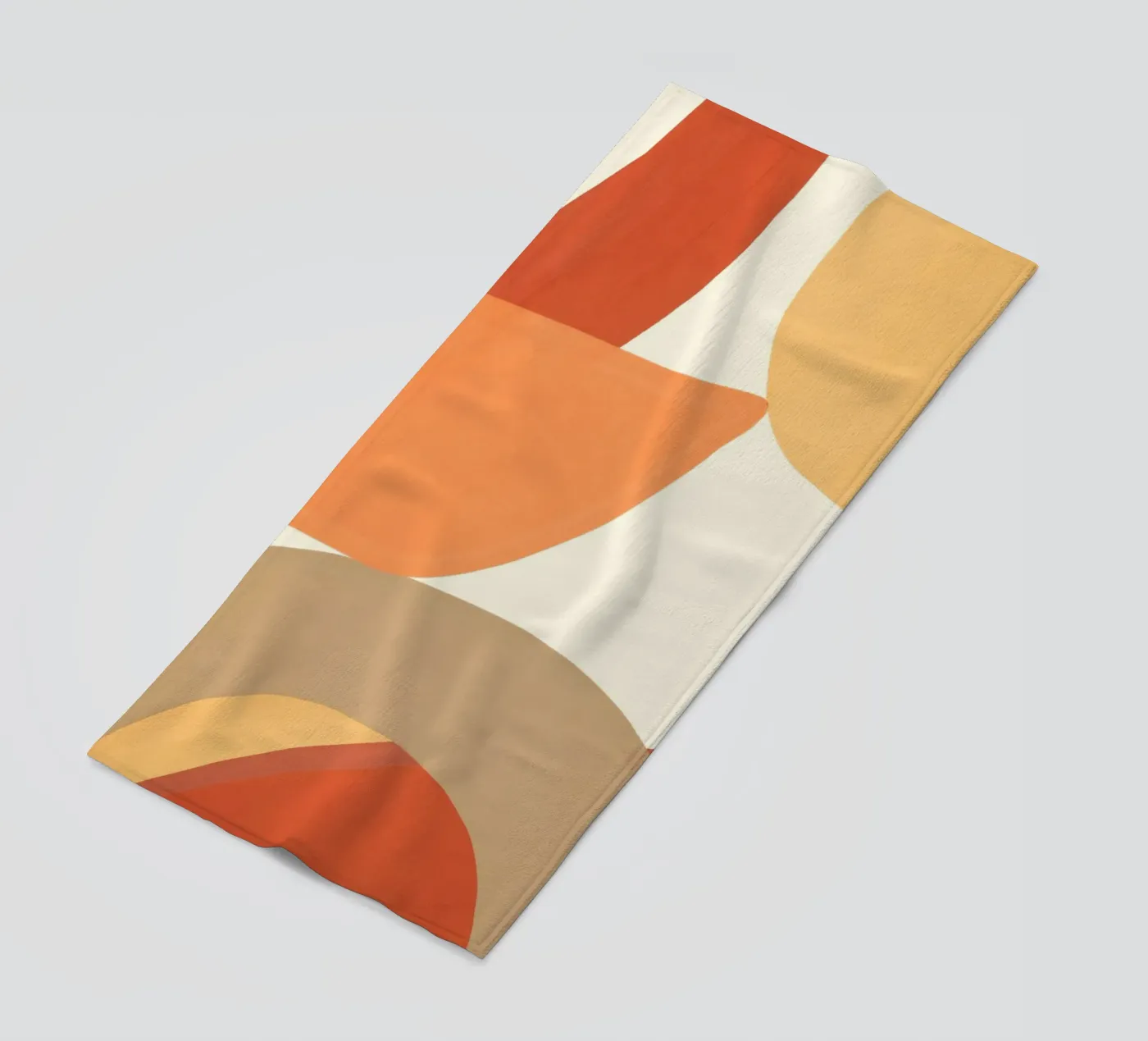 Moderne warme vormen strandhanddoek van LeaDArt