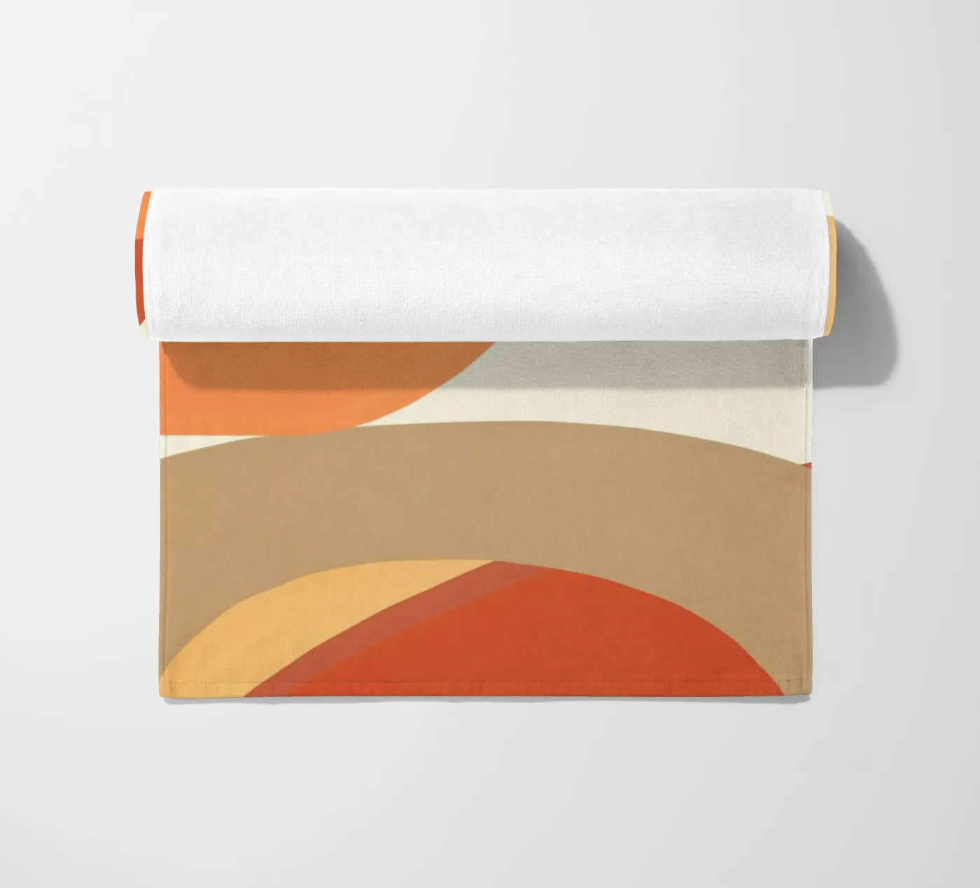 Moderne warme vormen strandhanddoek van LeaDArt