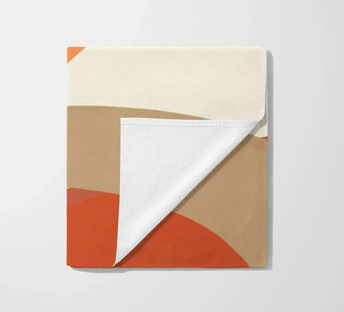 Moderne warme vormen strandhanddoek van LeaDArt