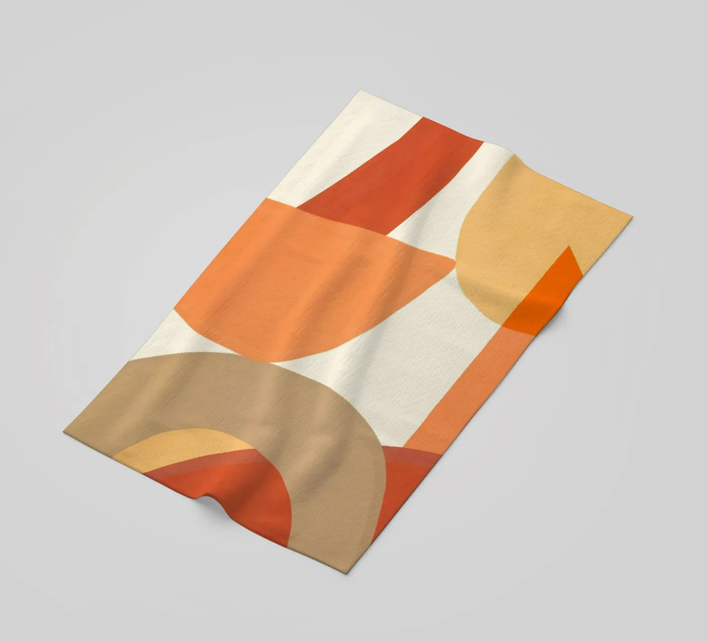 Moderne warme vormen strandhanddoek van LeaDArt