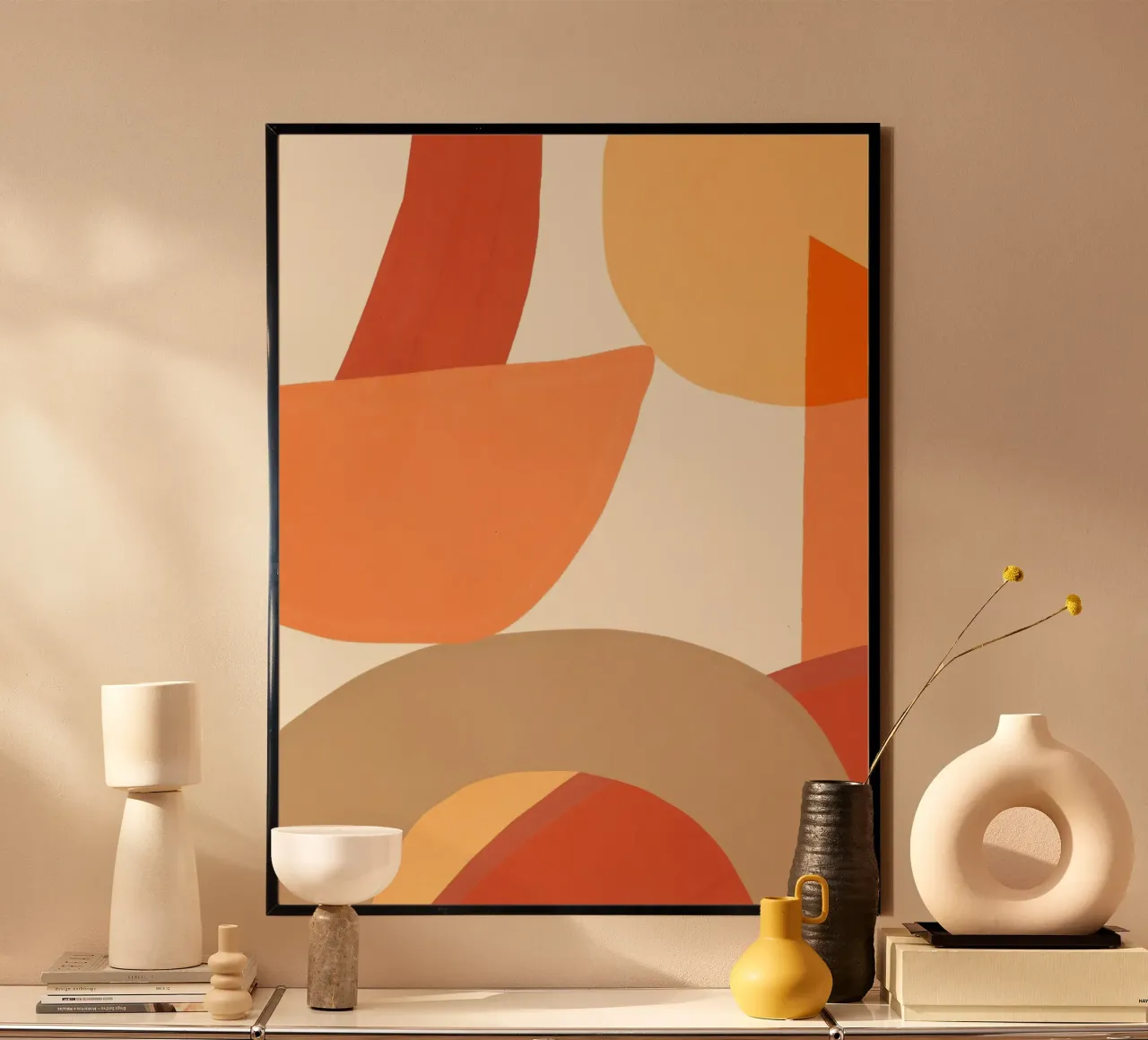 Forme moderne e calde poster da LeaDArt