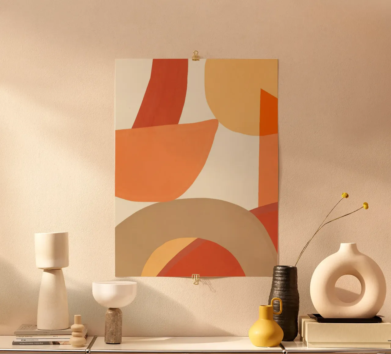 Forme moderne e calde poster da LeaDArt